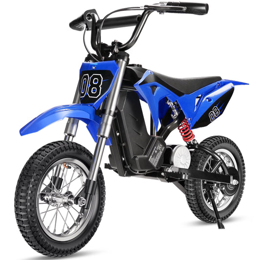 36V Kids Electric Dirt Bike,Fast Speed Electric Motorcycle Up to 16 MPH & 10 Miles Long-Range, 3-Speed Modes, Twist Grip Throttle, Dual Suspension & Brakes for Kids Ages 5-10 Ride on Toys