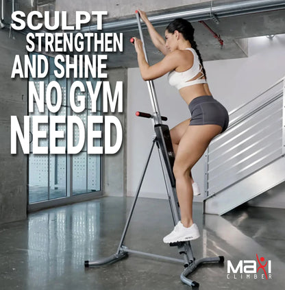 MaxiClimber Classic Vertical Resistance Climber and Cardio Exercise System