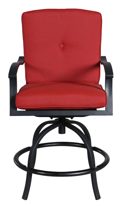 Mainstays Belden Park 3-Piece High Bistro Set - Red