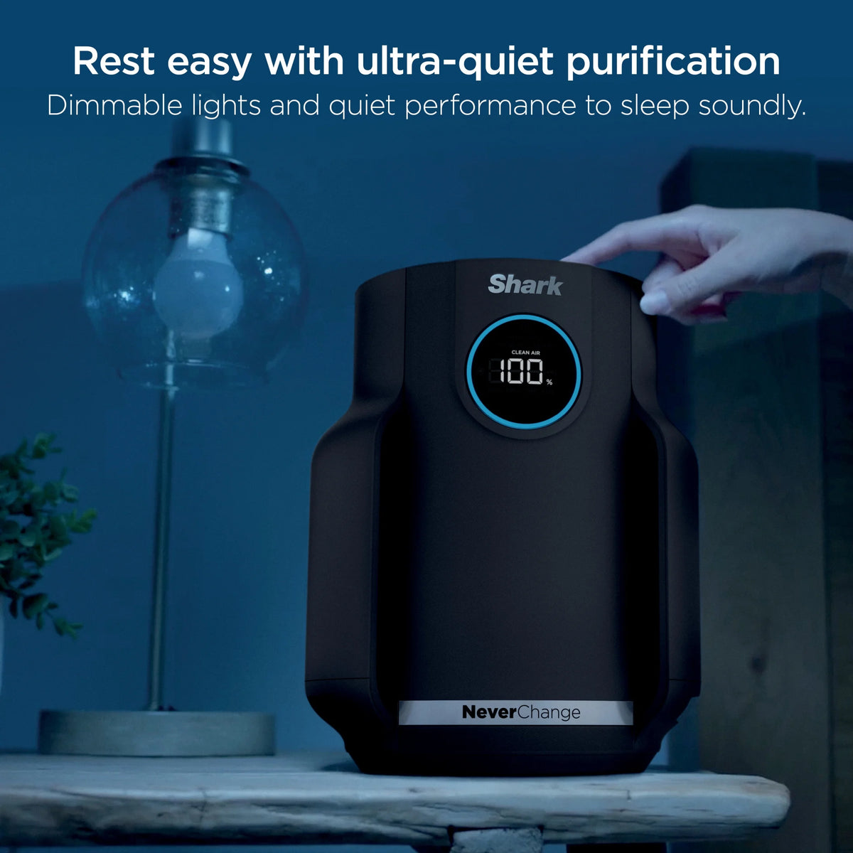 Shark NeverChange Air Purifier Compact Pro, HEPA Filter, HP070