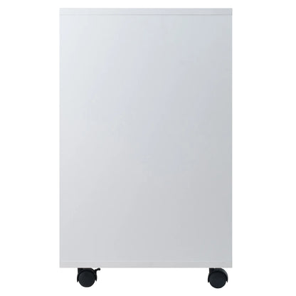 Winsome Halifax 5-Drawer, Side Storage Mobile Cabinet 10630, White Finish