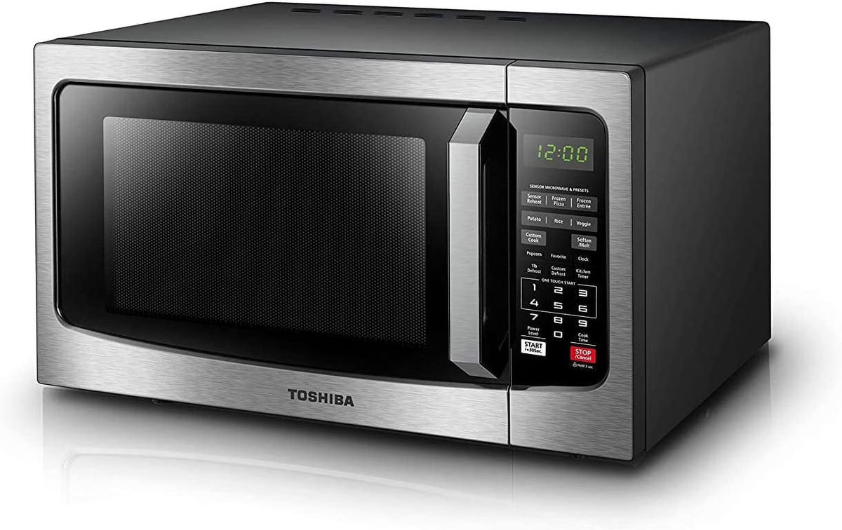 Toshiba 1.2 cu ft Countertop Microwave Ovens in Stainless Steel