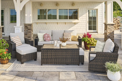 Better Homes & Gardens Rockport Outdoor Wicker Sofa, Brown
