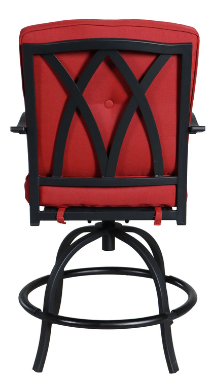 Mainstays Belden Park 3-Piece High Bistro Set - Red