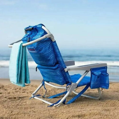 Tommy Bahama Backpack Beach Chairs - (2 PACK Blue )