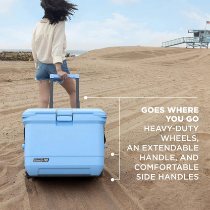 Coleman? Pro 55-Quart Wheeled Hard Cooler