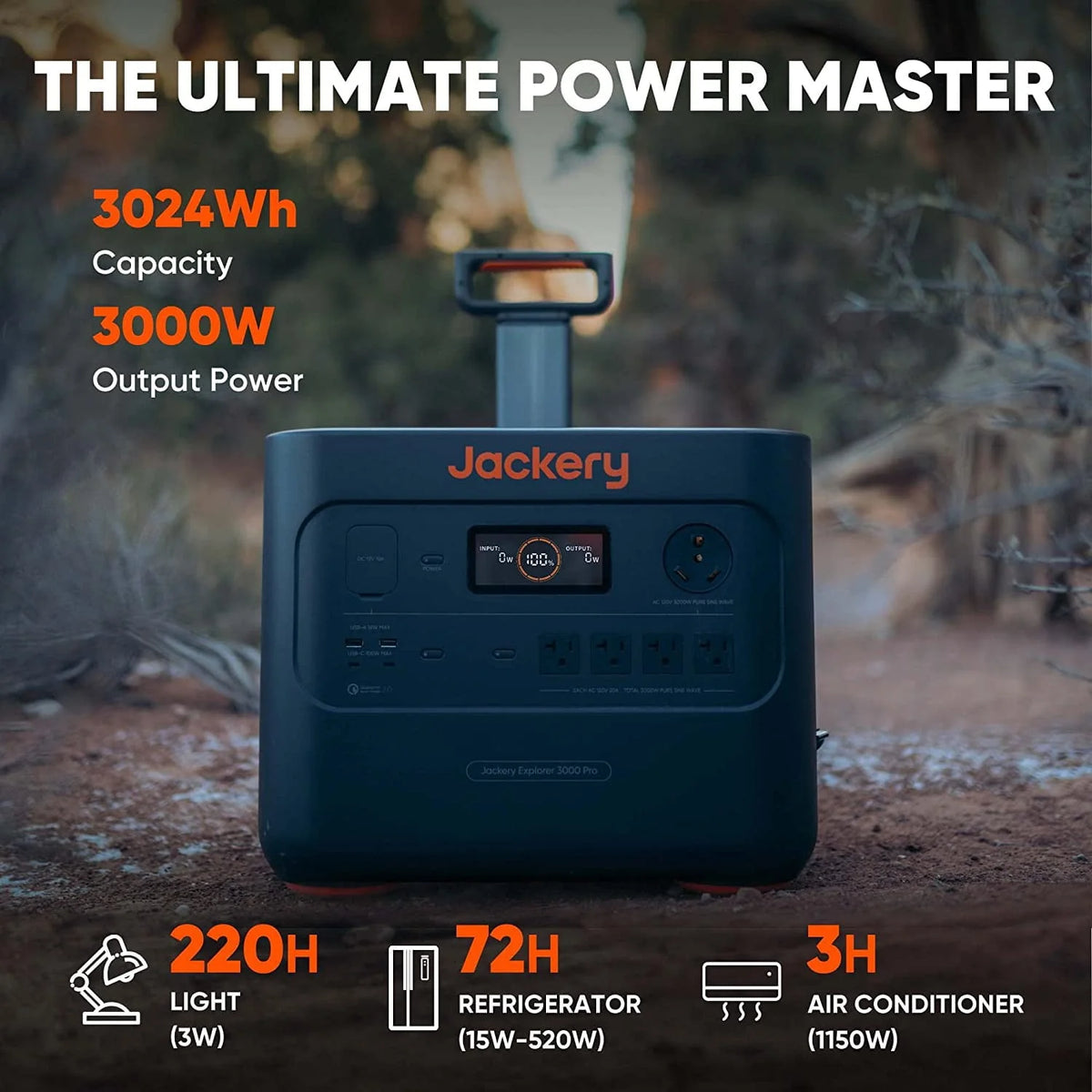Jackery Solar Generator 3000 Pro