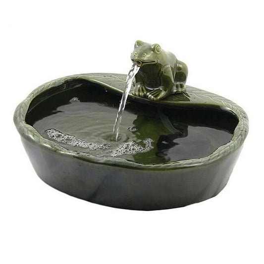 ASC Terracotta Sundance Ceramic Solar Water Fountain