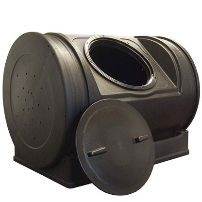Good Ideas Compost Wizard Jr Outdoor Garden Compost Bin Container, Black