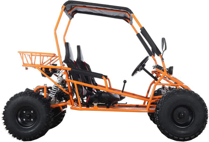 X-Pro New Rover 125cc Gas Powered Go Kart 3 Semi-Automatic Transmission w/Reverse Big 18"/19" Wheels