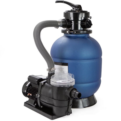 XtremepowerUS 13" Sand Filter Pump, 2400 GPH Xtreme Power Pool Pump for Above Ground Pools, .75HP