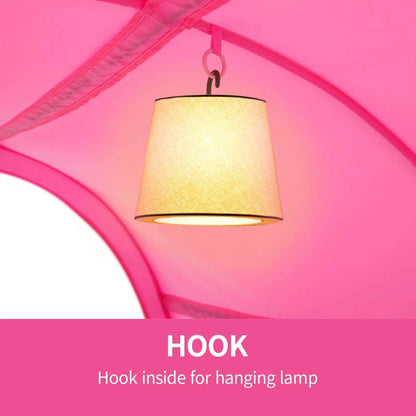 Alvantor Bed Tent Pop Up Canopy Full Pink