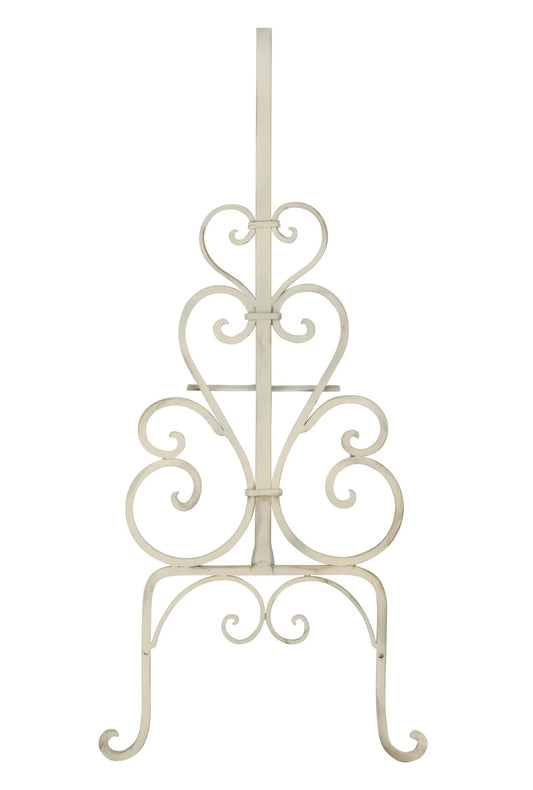 Tripar 71.5 in. Metal Garment Rack with Shelves, Cream