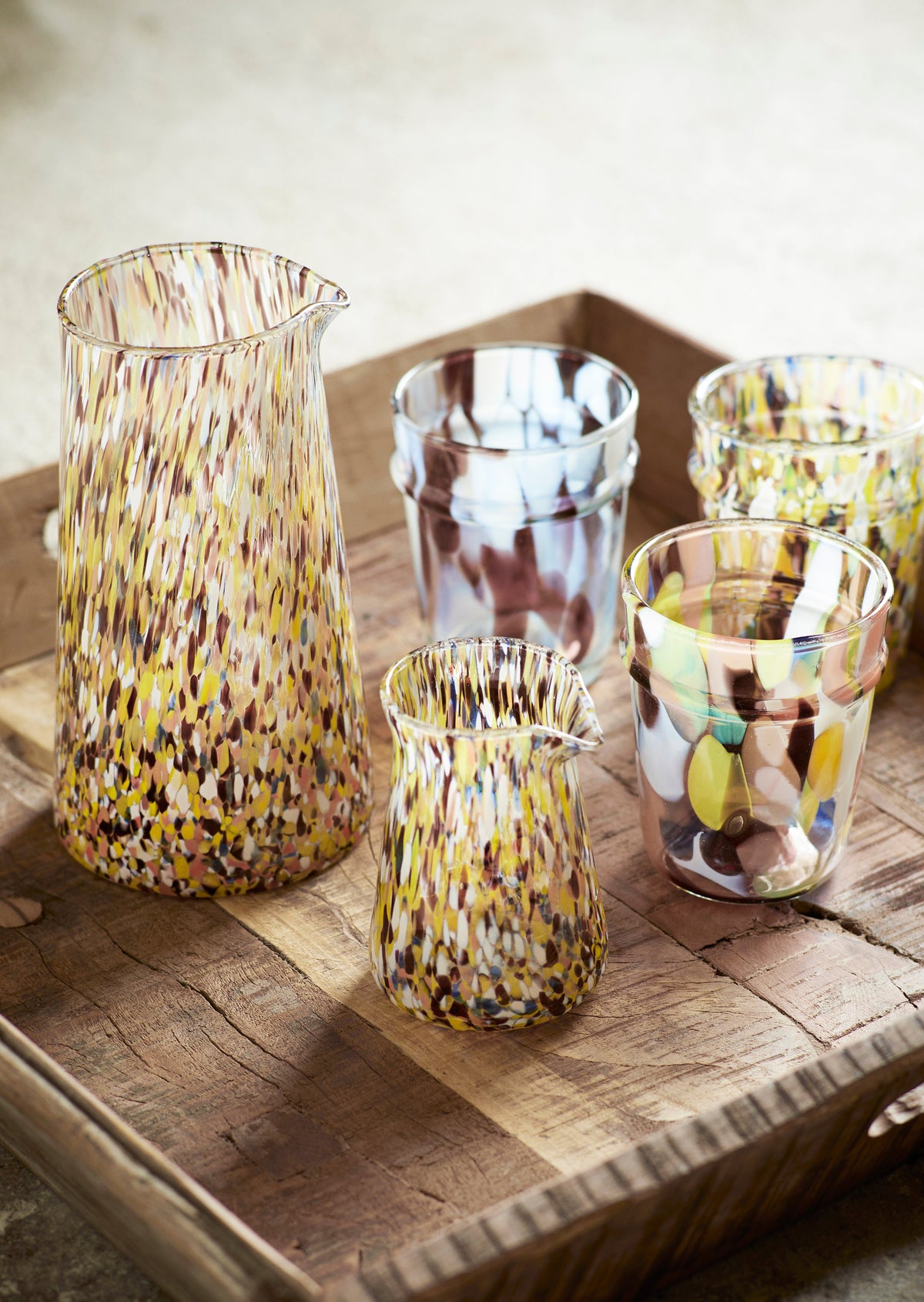 Alina mouth-blown water glass